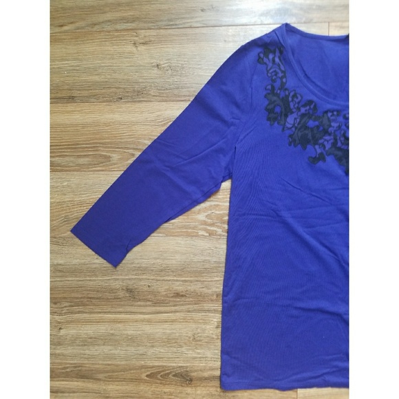 NWT Ann Taylor Scoop Neck Top - Picture 2 of 4